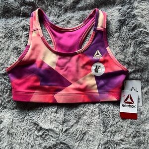 New reversible Reebok Girls Sports Bra 10/12